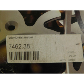 Couronne Suzuki DRZ 400 (38 dents)