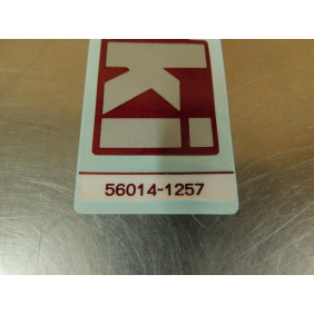 Sticker de réservoir Kawasaki ZX600 1990-1991/ EX250 1990-1991  56014-1257