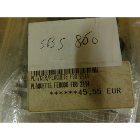 Plaquette de frein FERODO FDB2114P