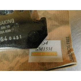 Plaquette de frein BRAKING SM15M