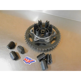 Support de couronne + caoutchoucs Honda 650 Transalp 