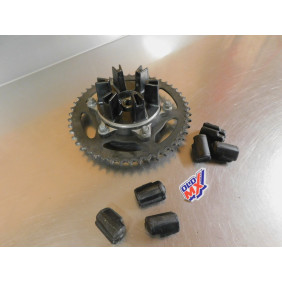 Support de couronne + caoutchoucs Honda 650 Transalp 