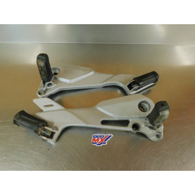 Support de cales pieds passagers + conducteur Honda 650 Transalp 