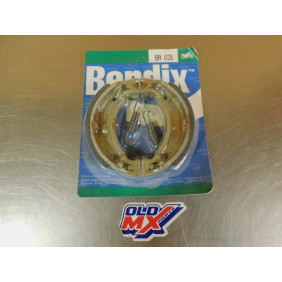 Mâchoires de frein BENDIX Derbi DXR 200 04/ MBK 50 Sorriso 92/ Yamaha YFM 50 Raptor 04/ CX 50 88 BA028