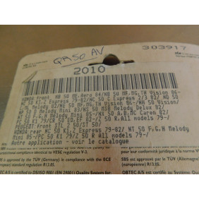 Mâchoires de frein SBS Honda / Peugeot S25FF 2010