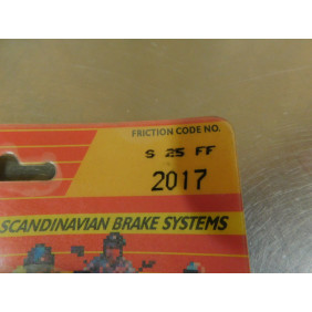 Mâchoires de frein SBS Suzuki RM 50 1981-82/ TS 50 1980-83/ ZR 50 1981/ S25FF 2017