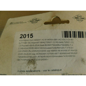 Mâchoire de frein SBS 2015