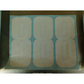 Lot de numéros Blanc PXP