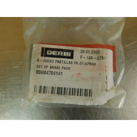 Plaquettes de frein avant neuves Derbi GPR Senda 50 00H04704141