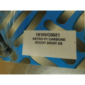 Rétroviseur F1 Carbone Scoot droit D8 ARIETE 1910VC0021