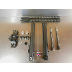 Fourreaux + Ressorts + Tés de fourche supérieur Derbi Gilera 50 RCR