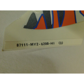 Sticker droit Honda NX 650 DOMINATOR 1992 87111-MY2-620ZC