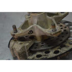 Moyeux / fusée / disque avant gauche YAMAHA 350 RAPTOR