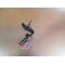 Cale pied droit + support HONDA 500 XLS