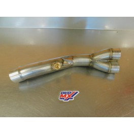 Collecteur intermédiaire pour ligne racing Kawasaki ZX6R