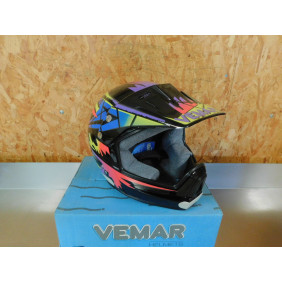 Casque moto cross Vemar neuf - Taille M - Vintage
