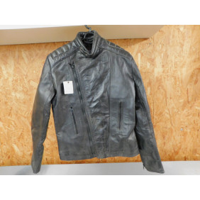 Blouson en Cuir moto MGB neuf