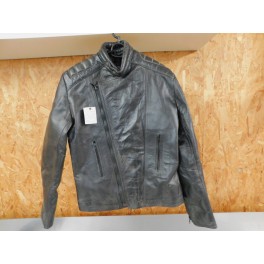 Blouson en Cuir moto MGB neuf