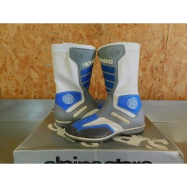Bottes Alpinestars Circus Bianco Blue neuve - Taille 43