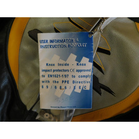 Blouson en cuir moto Suzuki "GSX-R" neuf - Taille XL