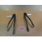 Support de cales pieds + cales pieds Aprilia 125 SX 