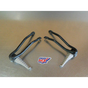 Support de cales pieds + cales pieds Aprilia 125 SX 