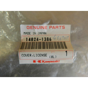 Couvercle éclairage plaque d'immatriculation Kawasaki EX 500 1987-1990 14024-1386