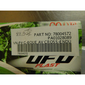 Garde boue avant neuf CROSS-ENDURO 125-250-500cc UNIVERSEL BLEU -78004572