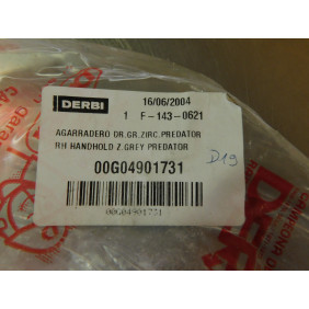 Poignée arrière droite neuve DERBI Predator 00G04901731