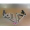 Support de cales pieds passagers + cales pieds Yamaha 600 XT 