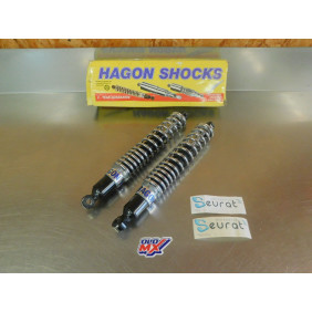 Paire d'amortisseurs HAGON neuf Suzuki 400SP 1978+ entraxe 340mm 34006