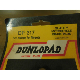 Plaquettes de frein DUNLOPAP DP 317