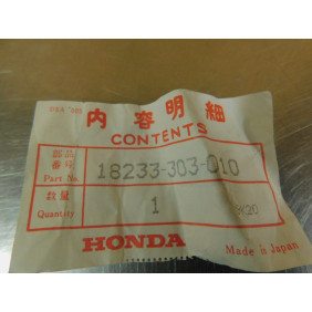 Paire de bride d'échappement Honda CB 125/350/400/ CD 125 18233-303-010