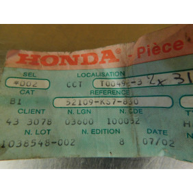 Bague de butée de bras oscillent Honda CR 125 1989-1992/ CR 250 1988-1991/ CR 500 1989-2001 52109-KS7-830